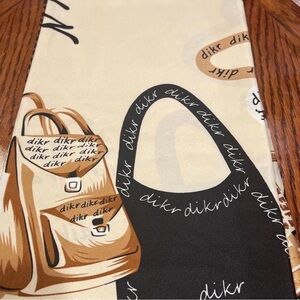 Stylish Cream and Brown Women's scarf New